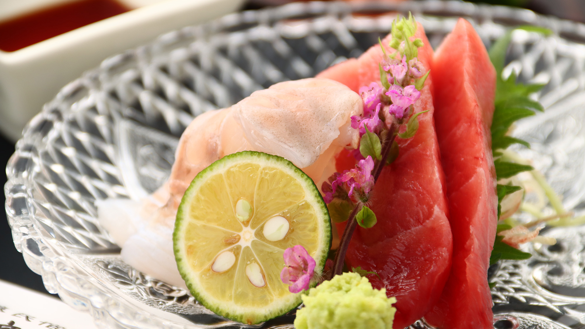 【お食事】夕食。 お刺身