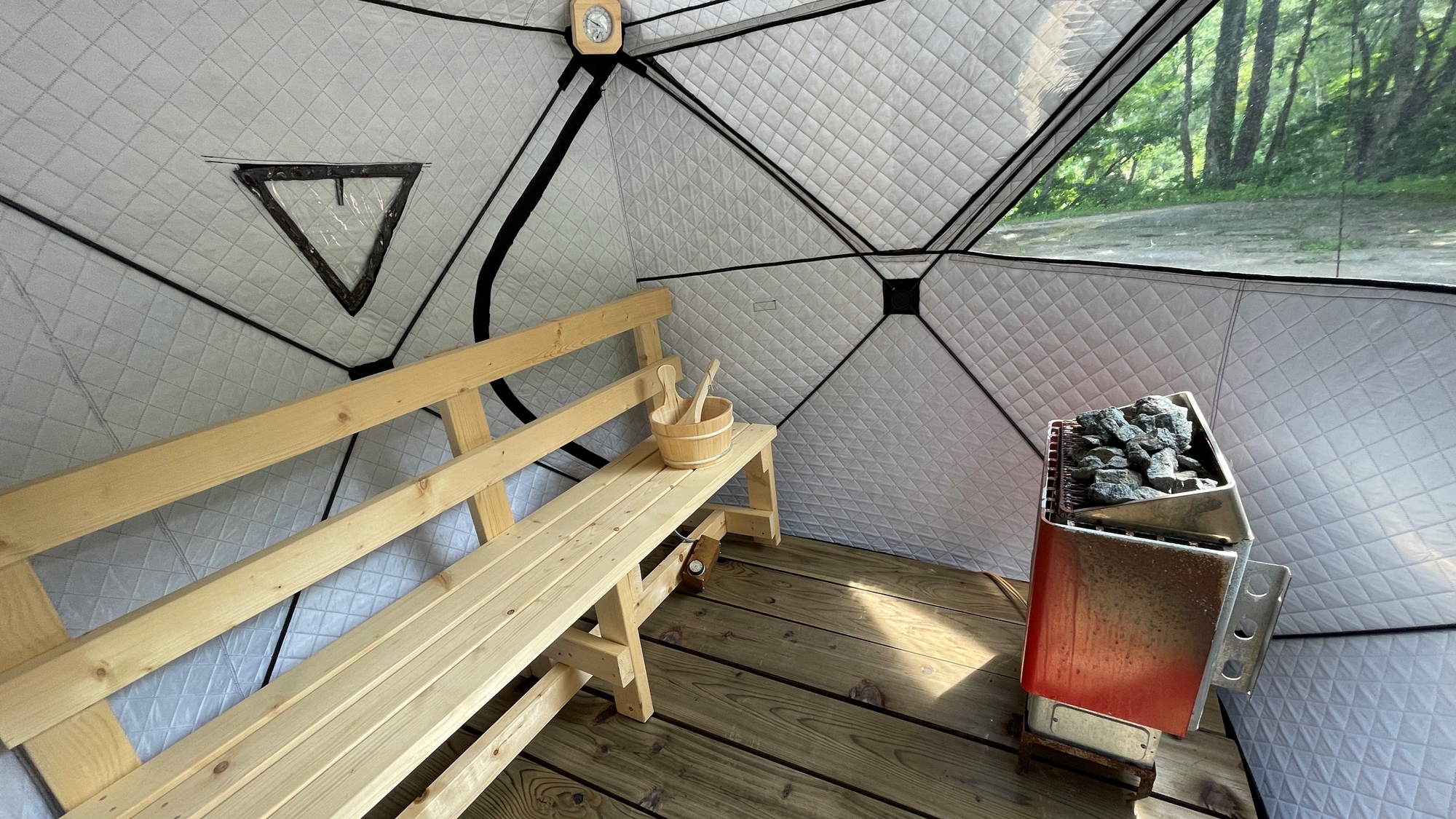 *テントサウナ