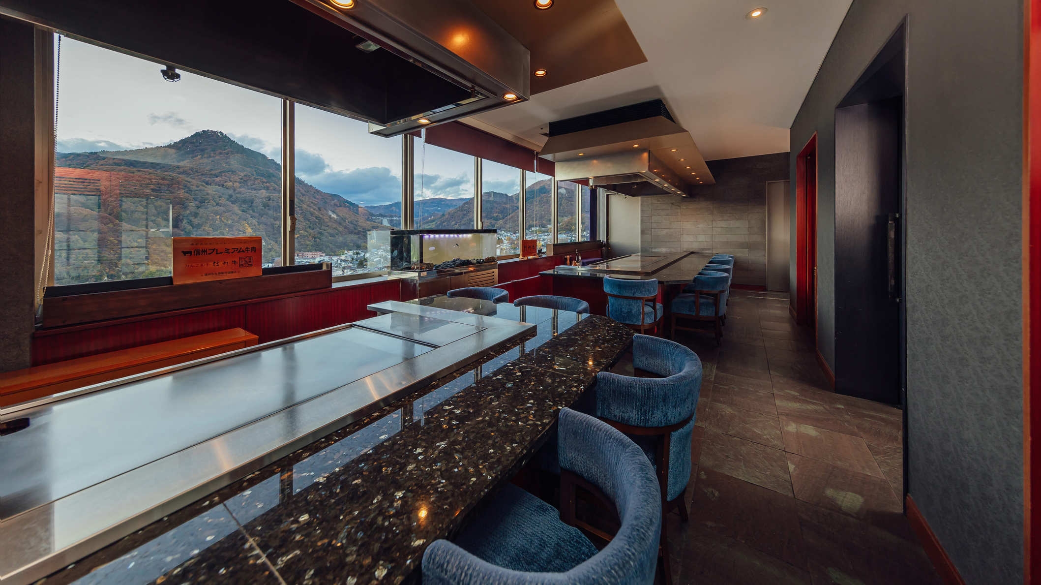 【夕朝食付】【至福のひととき】16F最上階で味わう信州牛＆和牛 鉄板焼き