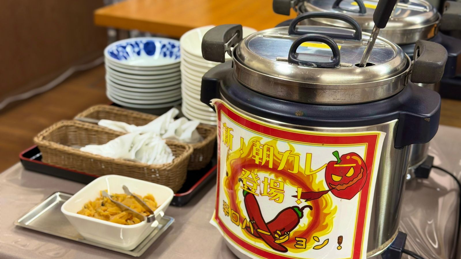 【朝食バイキング】