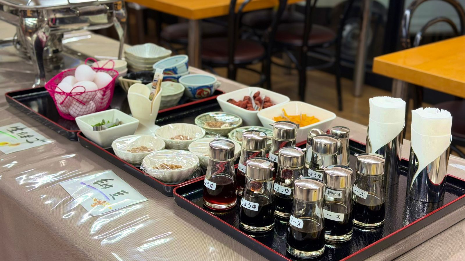 【朝食バイキング】