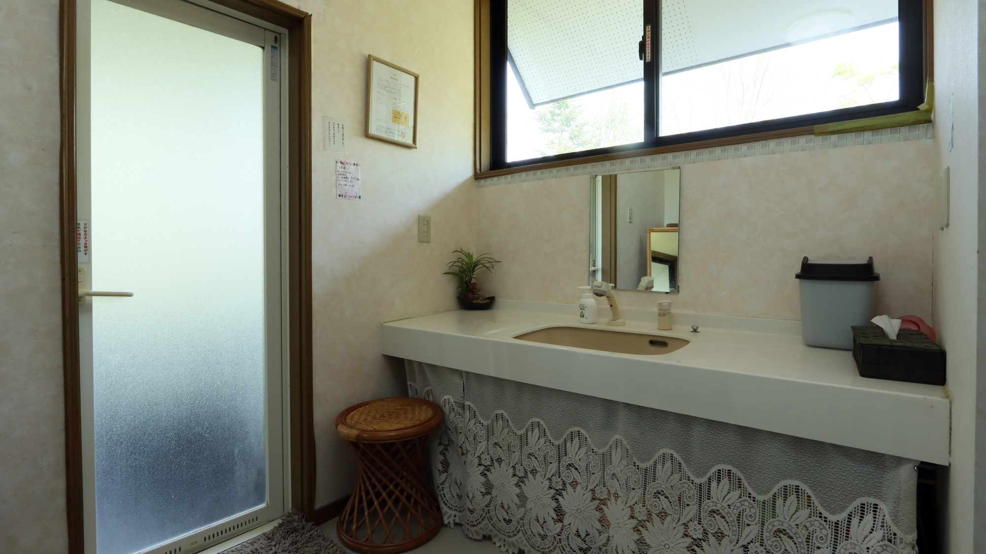 ■貸切展望風呂　脱衣所