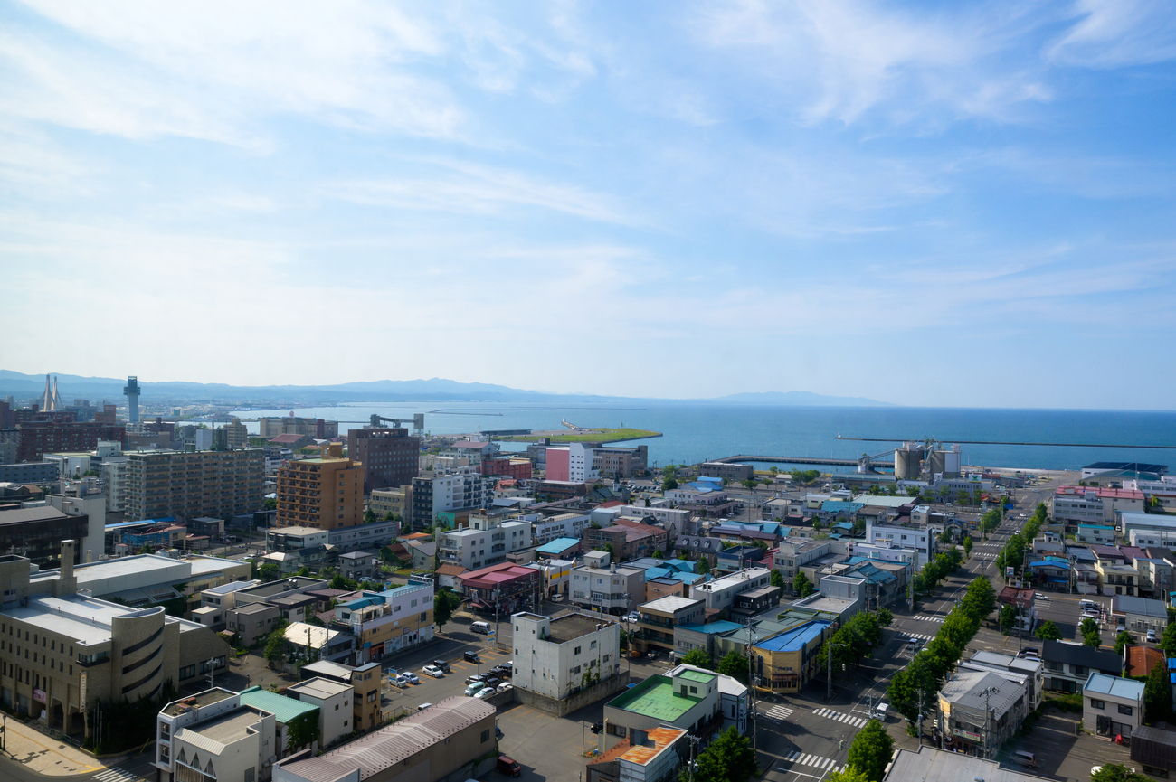 ホテルからの景色