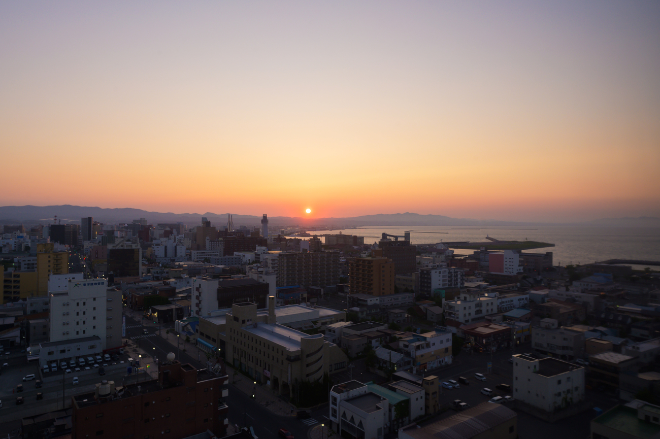 ホテルからの景色