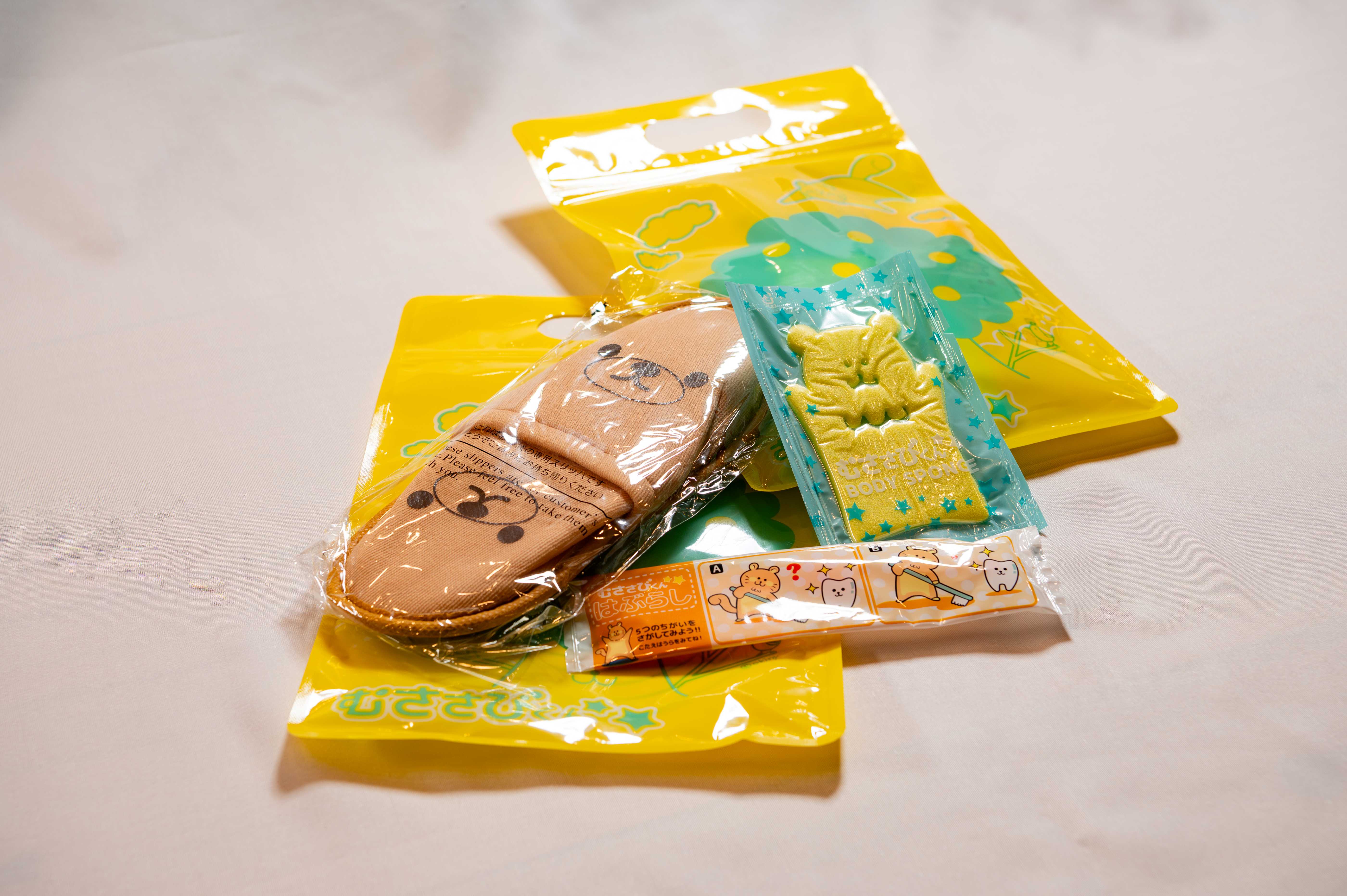 お子さま用アメニティセット　※フロントにてご用意しております。