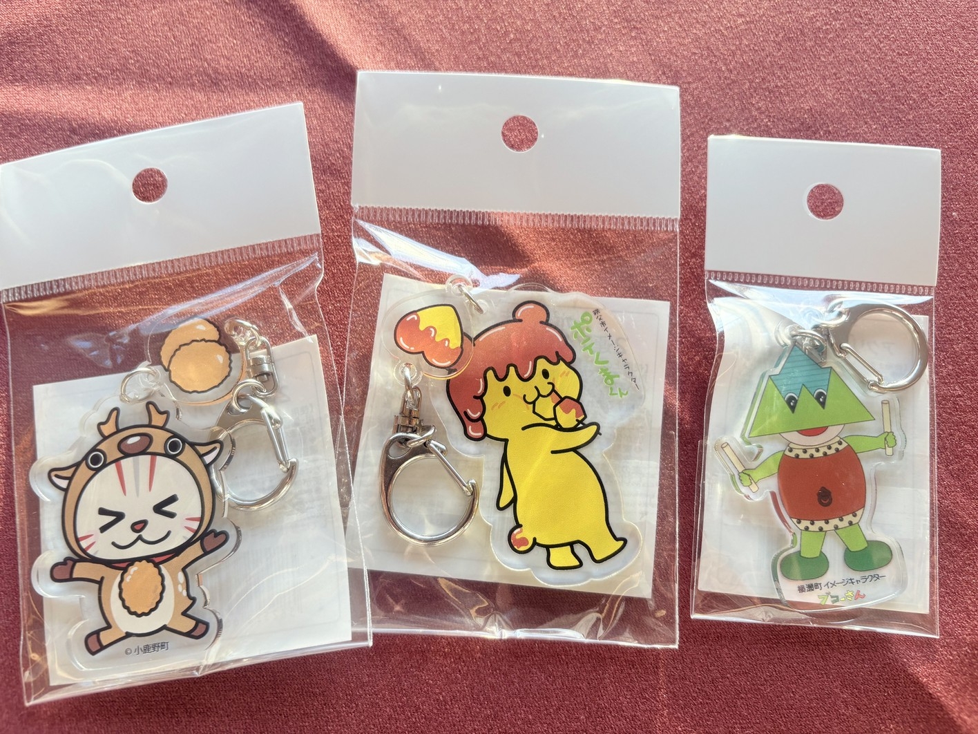 秩父のゆるキャラとコラボ♪カワイイゆるキャラキーホルダー♪プレゼント♪【夕食バイキング】