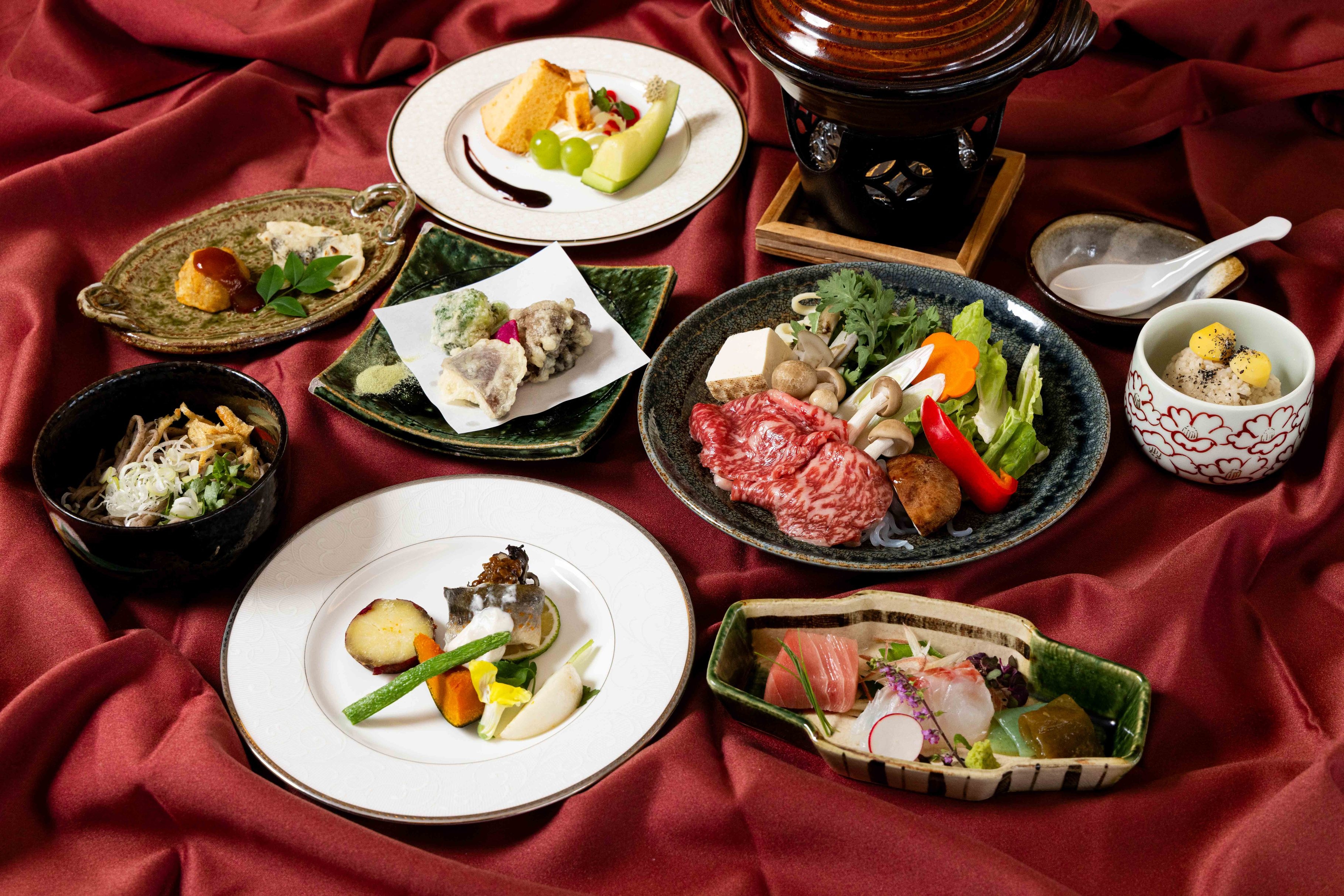 ≪武州牛のすき焼き付≫プラン■秩父の味覚を味わい、旬を楽しむ季節の和洋会席プラン■【1泊2食】