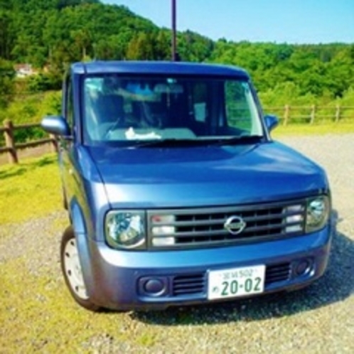 送迎車：遠刈田温泉から７名様ご乗車で送迎できます。（事前に予約が必要です。）