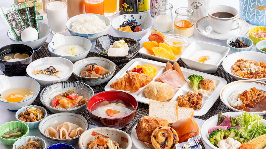 朝食バイキング