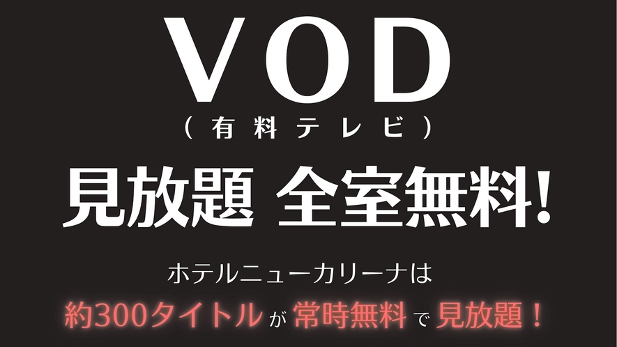 VOD視聴全室無料