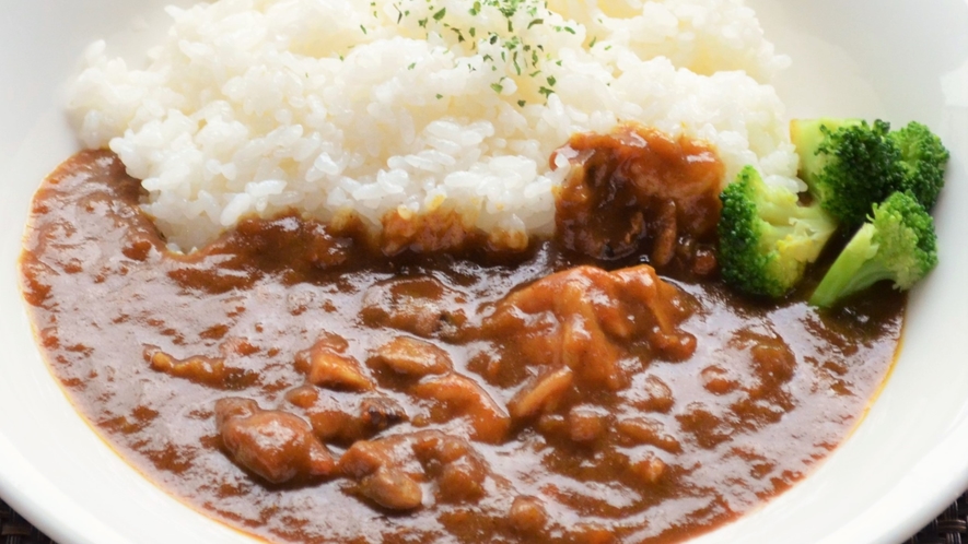 朝食　カレー