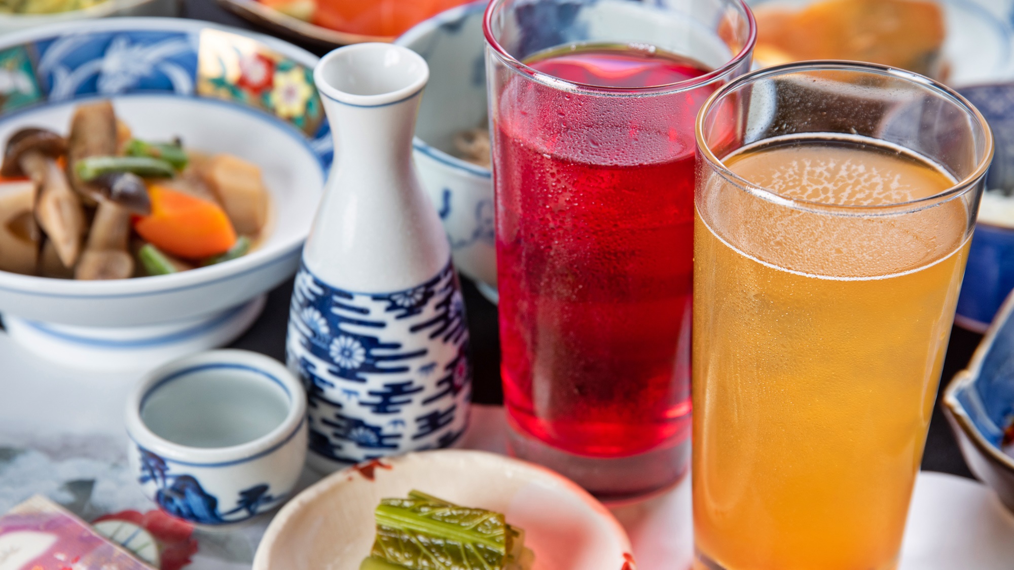 *ご夕食/庚申会席（お飲み物サービスプラン）地酒１合・自家製梅酒・自家製シソソーダより選択