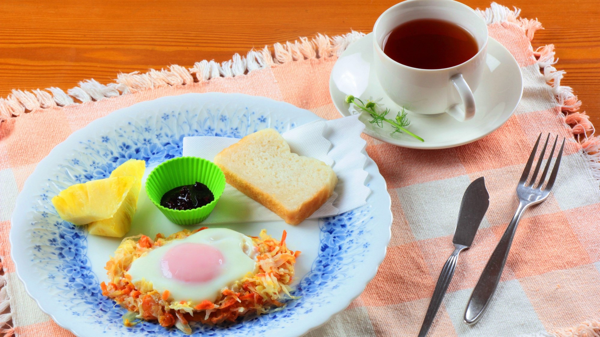 朝食（ダイエット）高原で食べる美味しいヘルシーな朝食はご褒美です☆