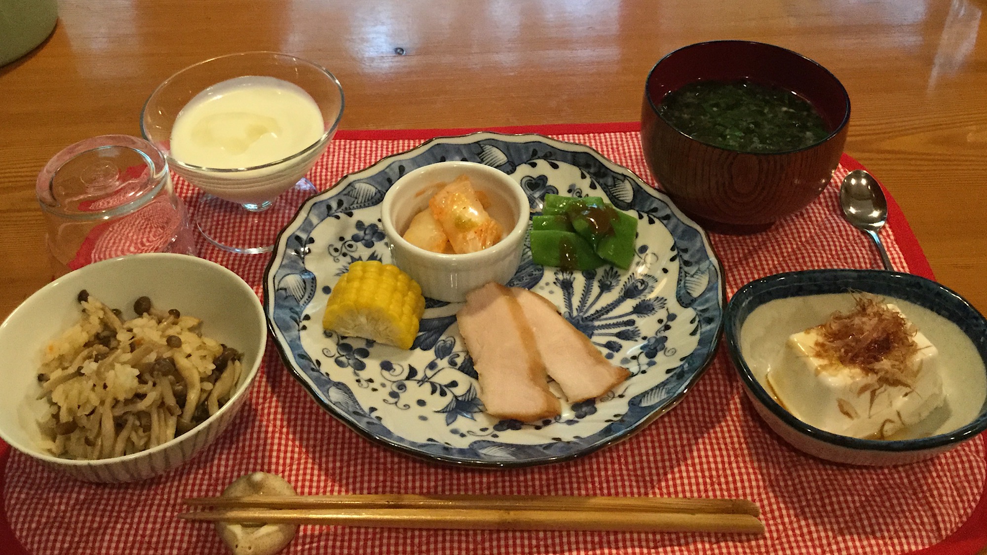 夕食一例（ダイエット）