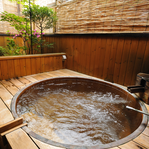 [Room with open-air bath, bamboo] Ayame no Ma