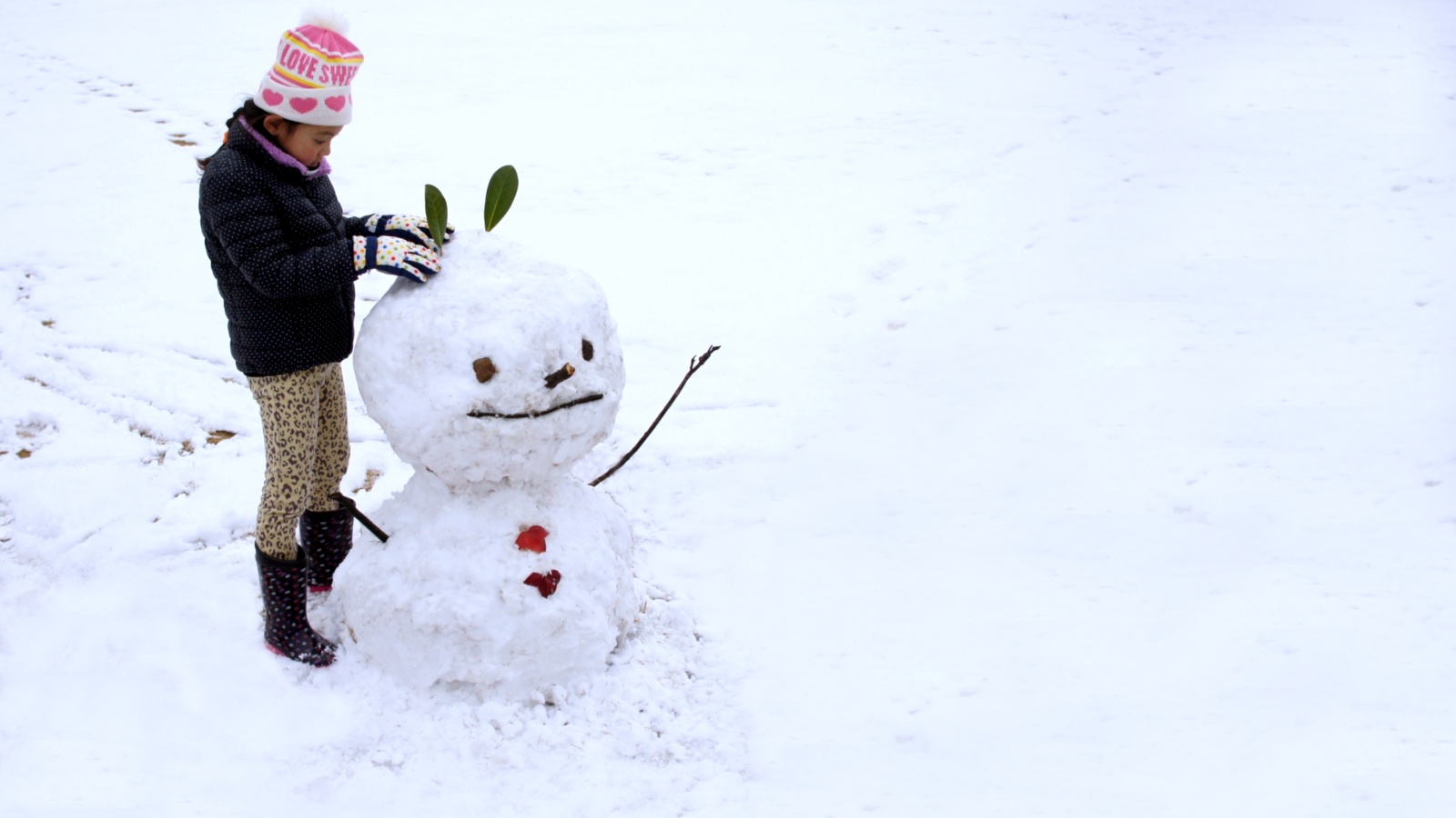 雪遊びを満喫！　イメージ
