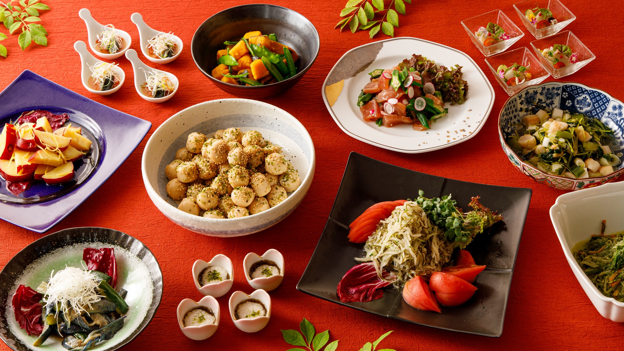 ご夕食：身体の内側から健康に。優しいお味付けも魅力の一つです。