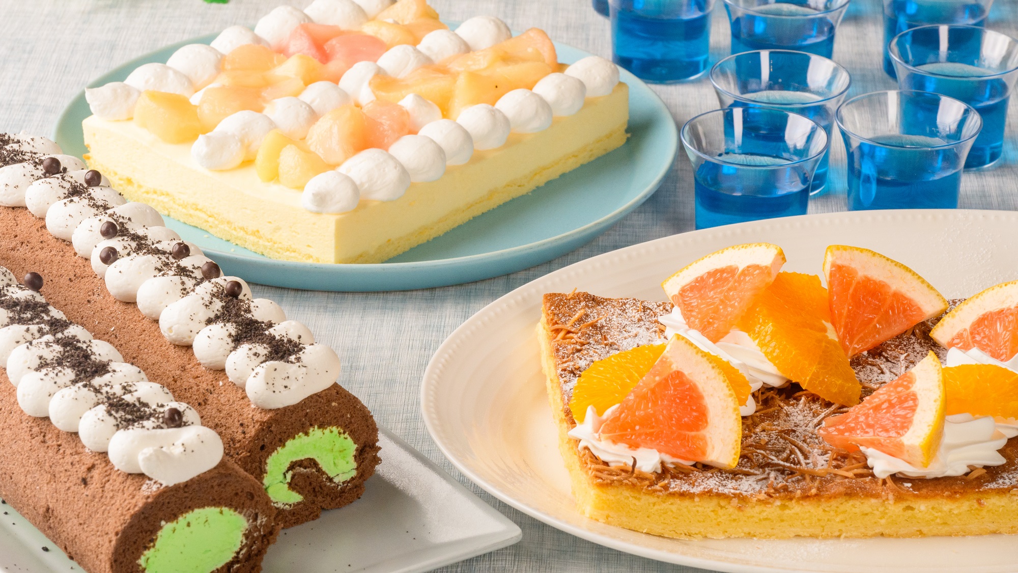 夏のパティシエ特製涼スイーツ　※イメージ