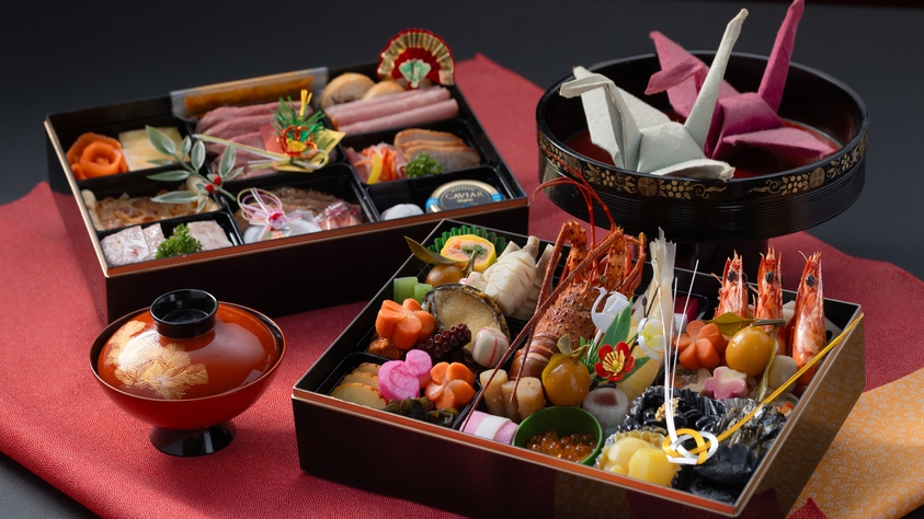 【12/31〜1/1限定】家族と年越し★奥道後謹製おせち＆愛媛の味覚に舌鼓♪温泉宿でもてなすお正月