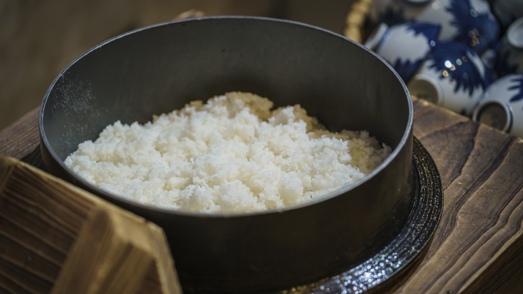 当館のお米は、愛媛県産米を使用しております。