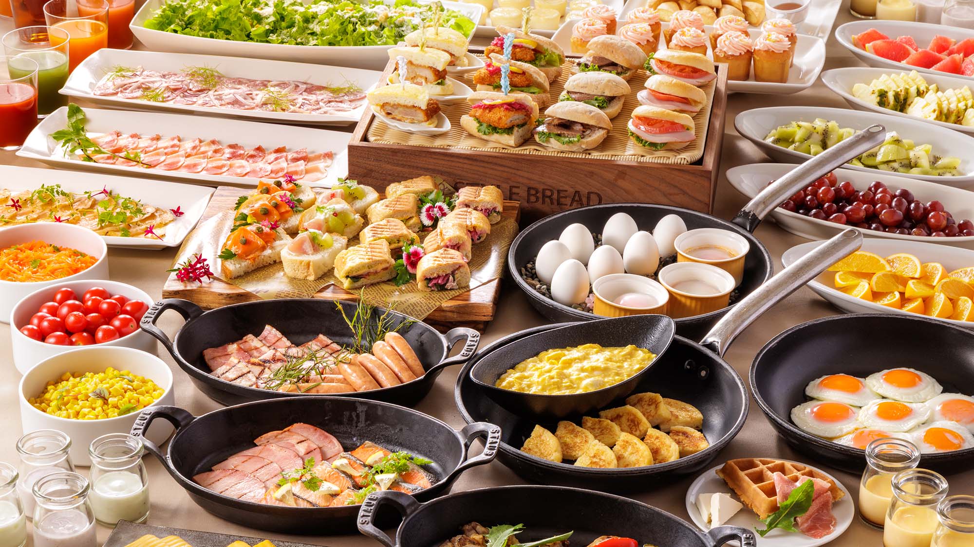 朝食ビュッフェ：多彩なメニューで朝のエネルギーチャージを☆（イメージ）