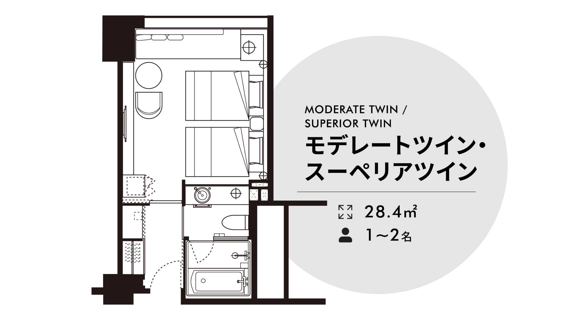 モデレートツイン・スーペリアツイン