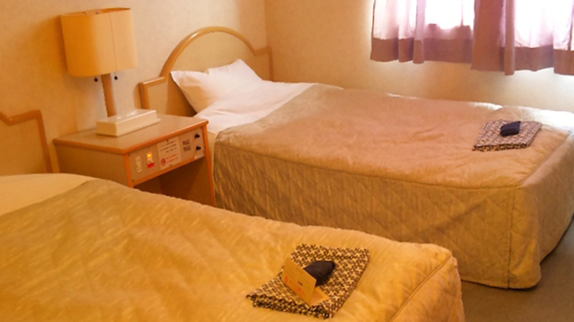 ・【ツインルーム】お二人でのご滞在に最適。プライベートな時間を大切にしたい方へおすすめです