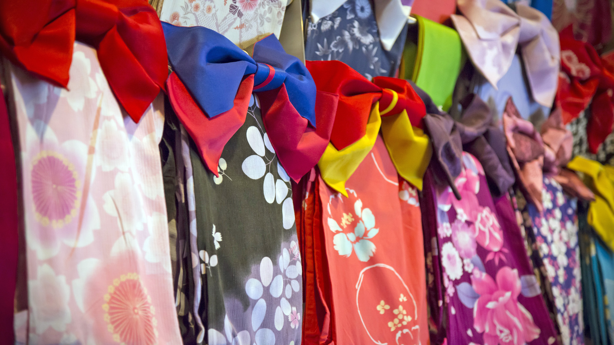 選べる色浴衣貸出♪