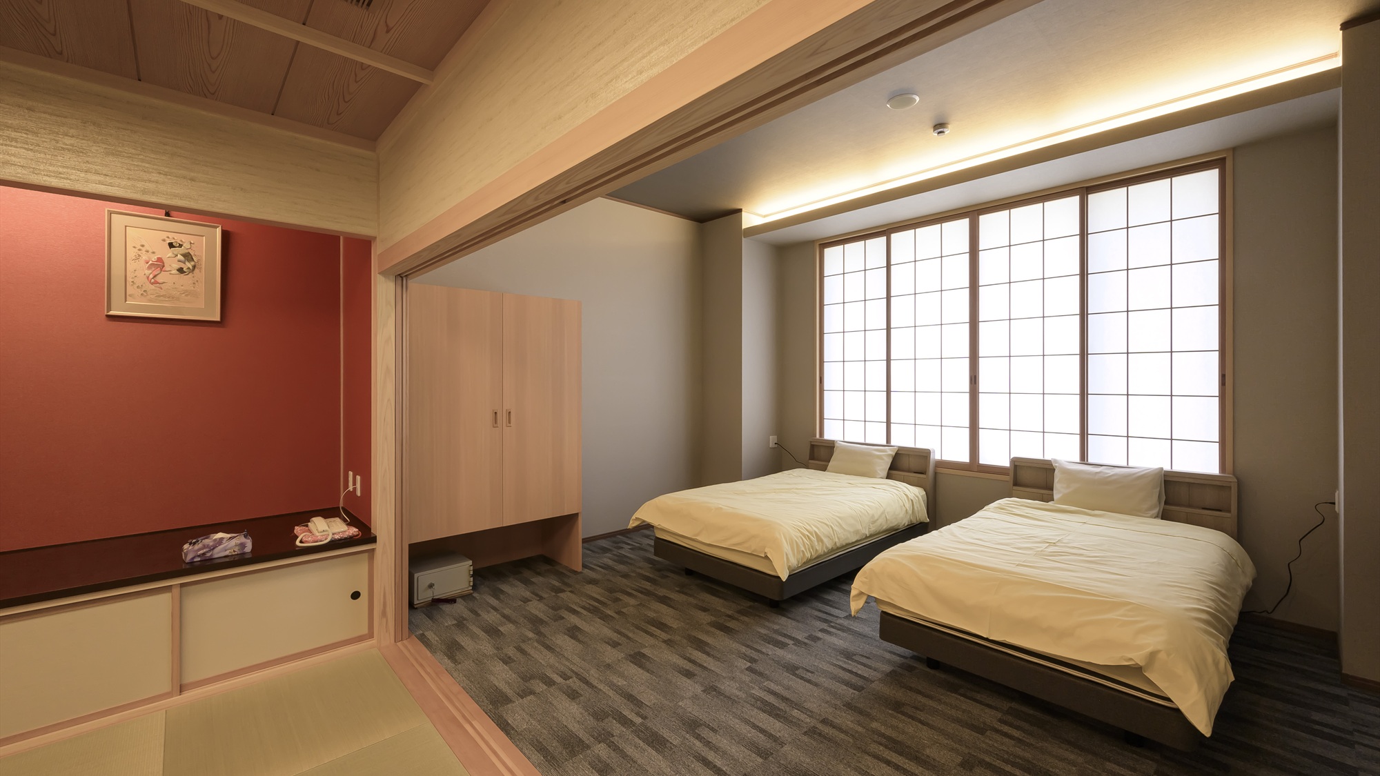 2024年新設♪卓球もカラオケもできる露天風呂付客室和洋室ベッド