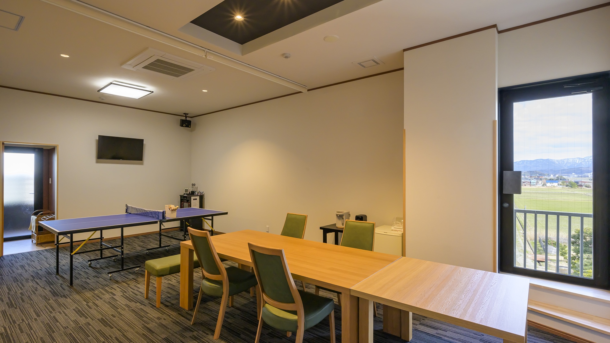 2024年新設♪卓球もカラオケもできる露天風呂付客室和洋室ベッド