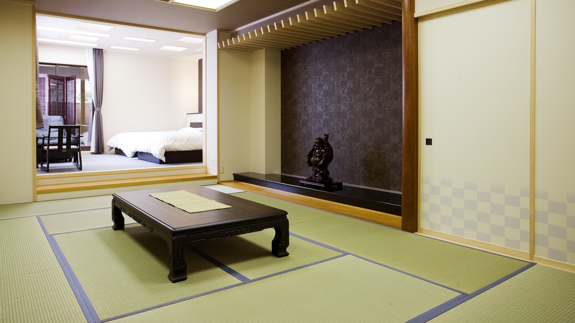 露天風呂付き和洋室一例