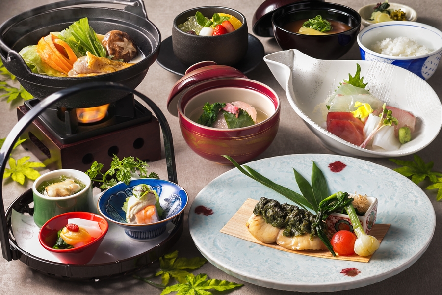 【カジュアル】伊勢志摩の旬の食材を気軽に愉しむ会席コース《千草》