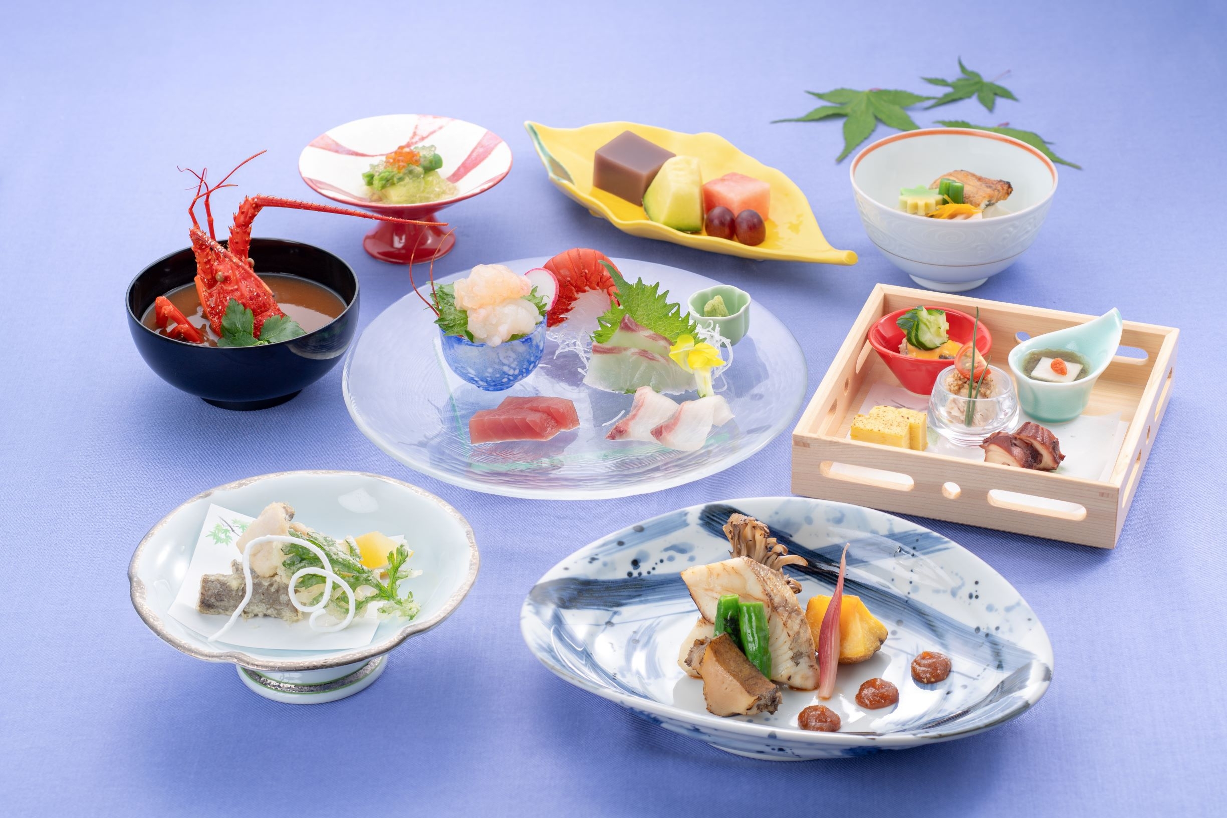 【楽天スーパーSALE】志摩の定番！伊勢えびのお造りと旬の魚介を味わう会席コース《露草》
