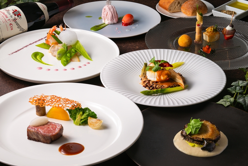 【プレミアム】伊勢えび・あわび・松阪牛をいただく美食フレンチコース《ブリリアント》