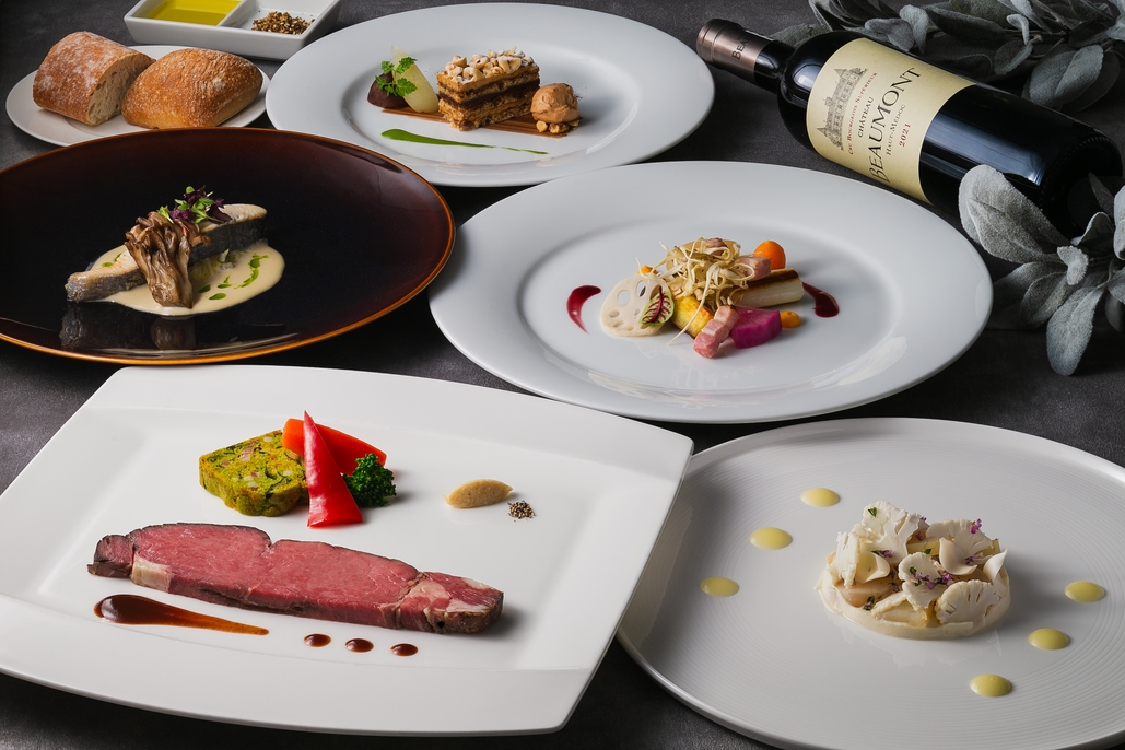 【カジュアル】お肉料理とお魚料理が両方愉しめるフレンチコース《ペルル》