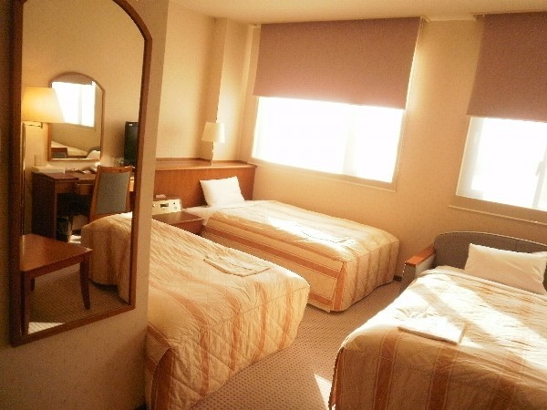 Twin room for 3 people