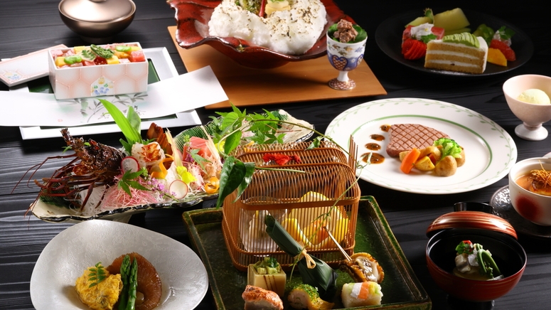  美峰最上階特別室【鳳凰の山・ふじの桜】で過ごすプライベートステイ　総料理長匠の技・特別旬菜懐石　