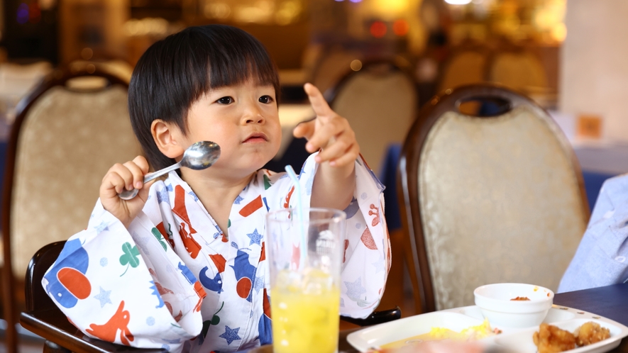 お子様用のキッズメニューもたくさん♪