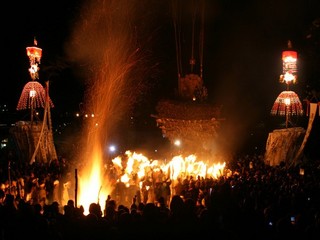 道祖神火祭り