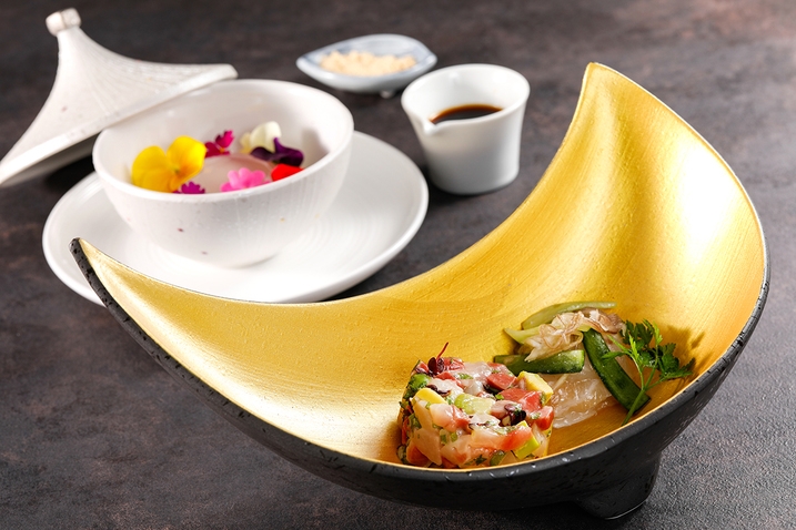 【さき楽55】お得な特典付 里山馳走料理＆オールインクルーシブ♪ベーシック　燦−SAN−