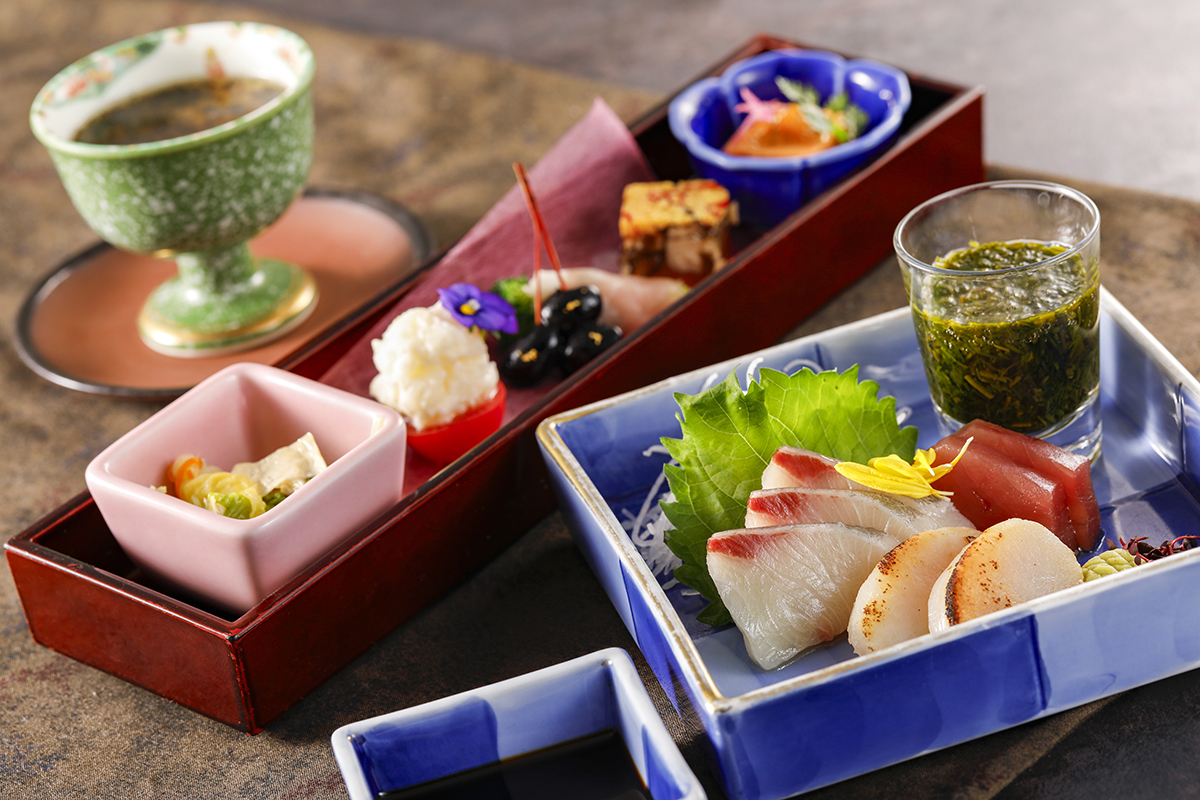 里山馳走料理　ベーシックコース　燦－SAN－【冬期間】2025年12月～2026年2月　お造り