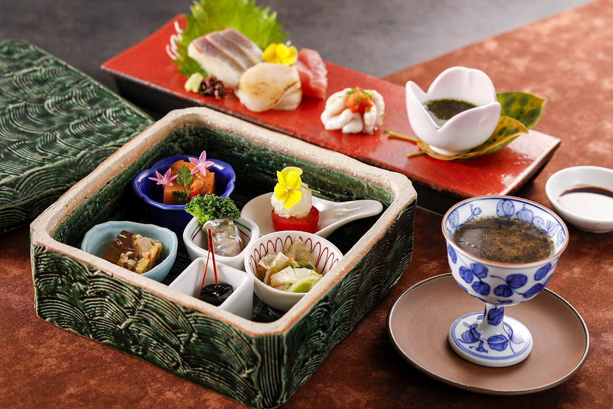 里山馳走料理　最上級コース　饗－KYO－【冬期間】2025年12月～2026年2月　お造り