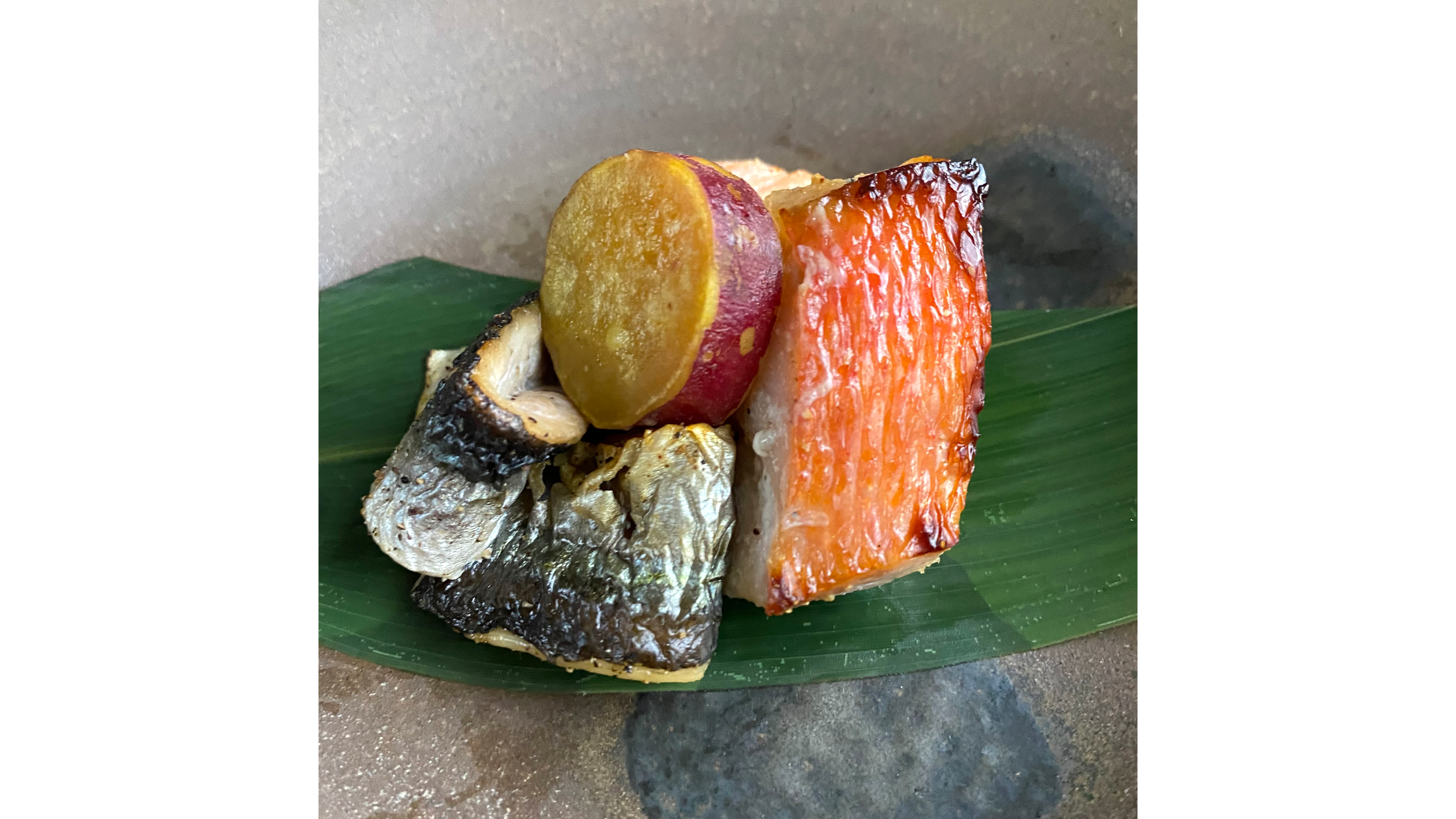 夕食一例（焼き物）