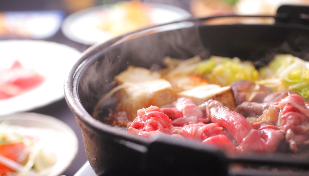 【すき焼き】地元の高原野菜を使った＜牛すき焼き＞を食す♪〜少し贅沢な休日〜