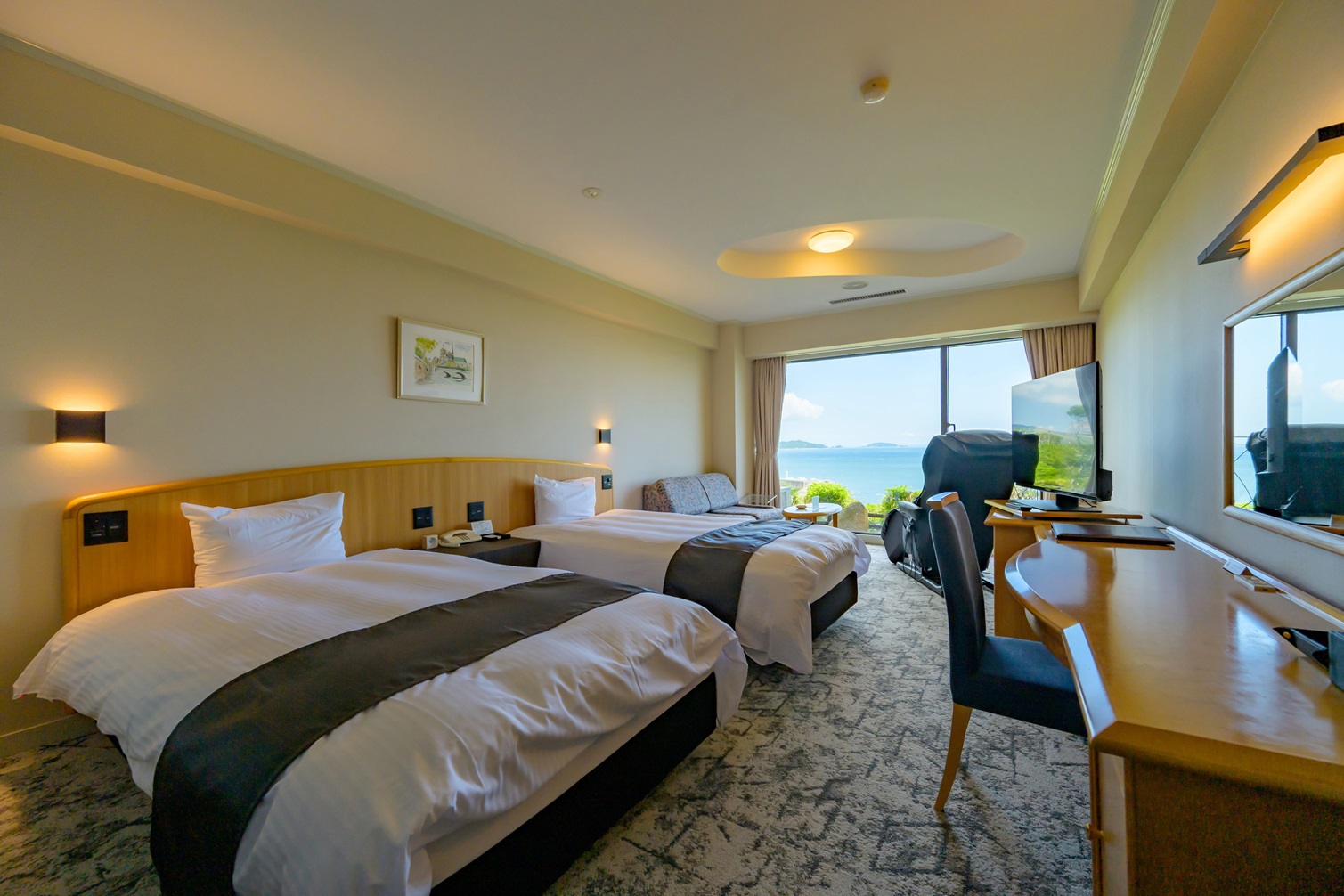 洋室ツイン●オーシャンビュー