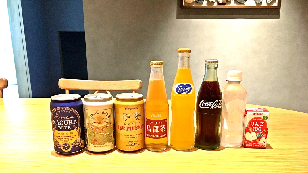 スイートルーム限定冷蔵庫ドリンク付