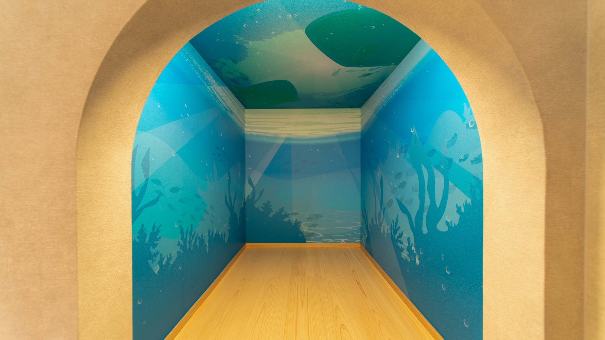 鳥羽水族館監修「ラッコブルー」露天風呂付和洋室（40㎡）