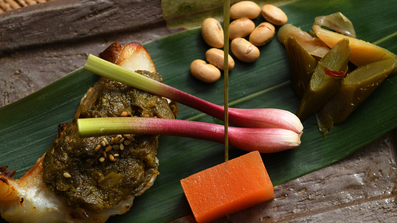 【5％OFF】【楽天スーパーSALE】＜龍氣会席＞自家製野菜を使った郷土料理！南魚沼産コシヒカリ