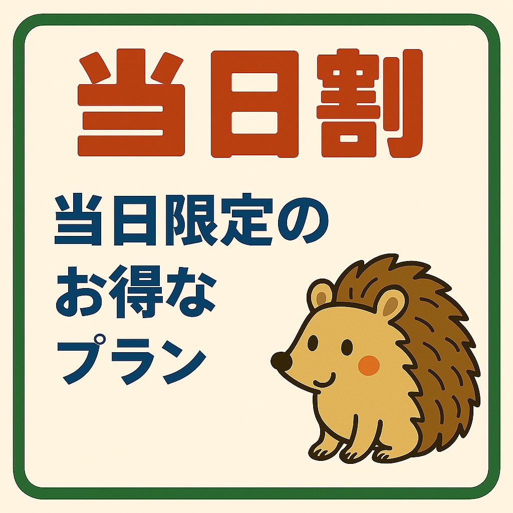 【当日限定】【素泊まり】男性専用浴場有