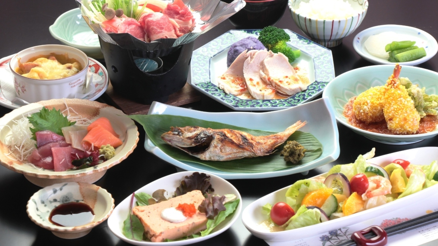 【高級魚のどぐろ付】日本海究極の味覚！高級魚を贅沢に味わう創作会席《のどぐろ会席》1泊2食付